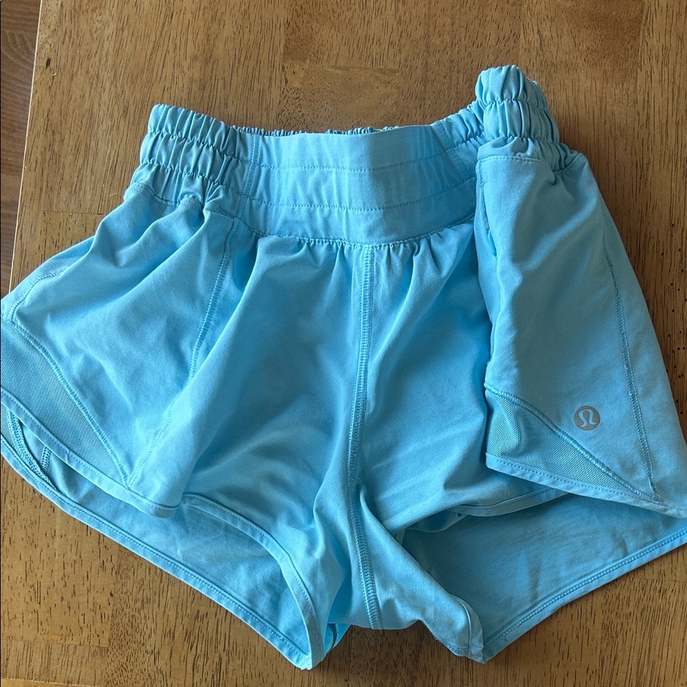 lululemon athletica Women's Sky Blue Athletic Shorts